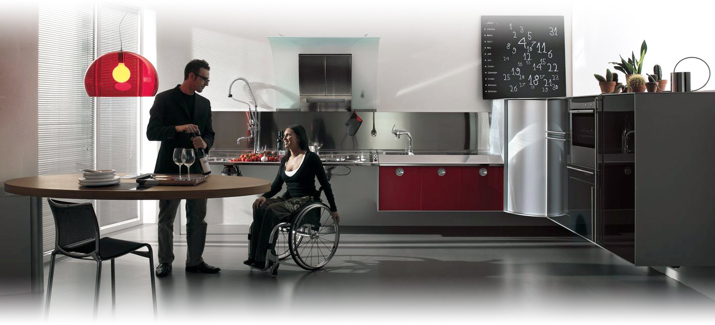 Cocina adaptada a silla de ruedas